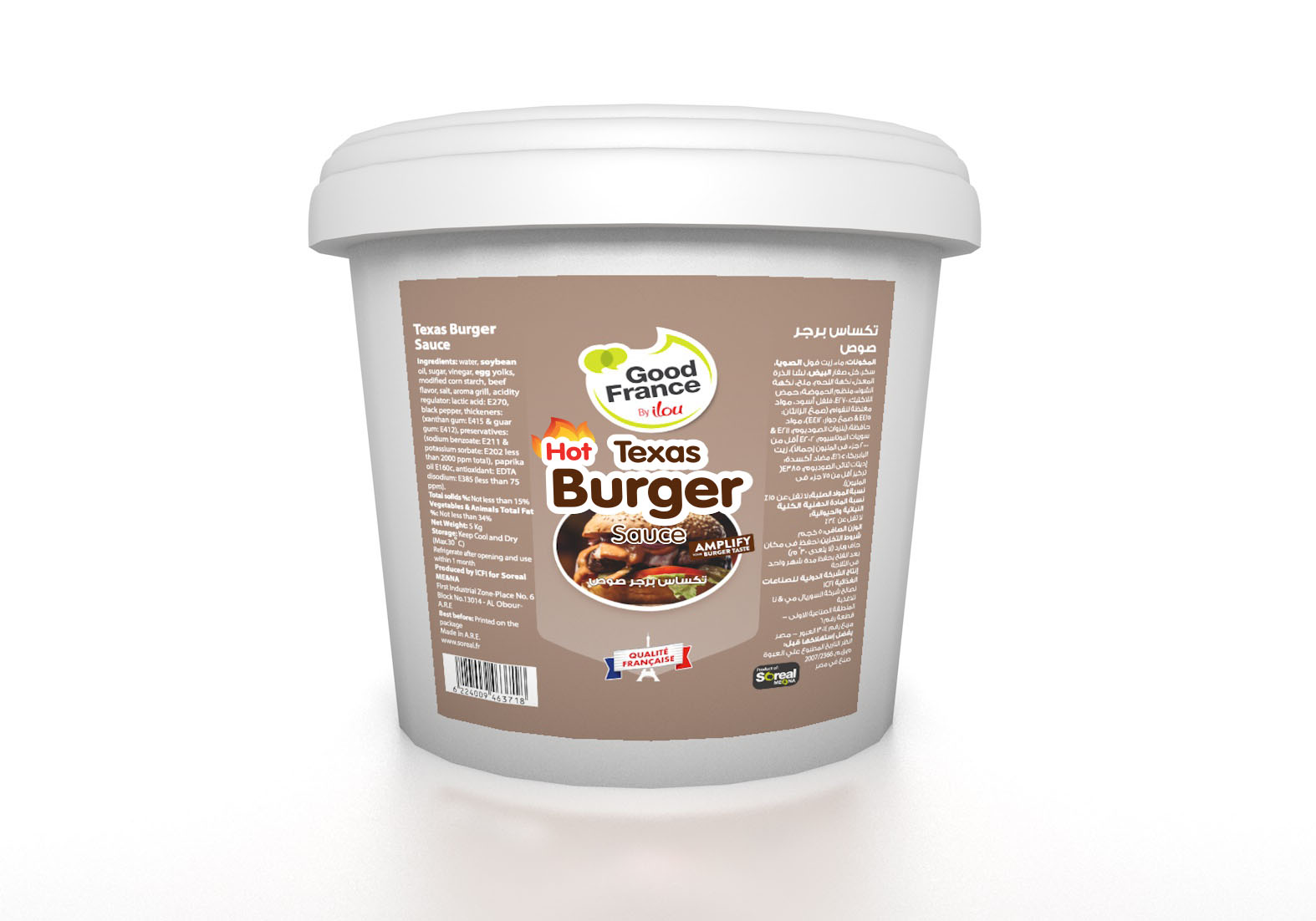 Spicy Texas Burger Soreal Sauce 5kg